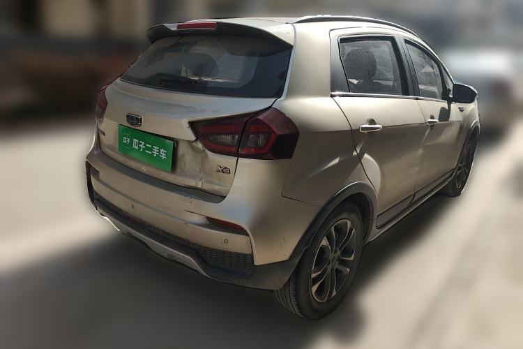 Used Geely Auto Vision X3 2019 Upgraded Model 1.5L Manual Luxury Version Rear Right 45 Deg