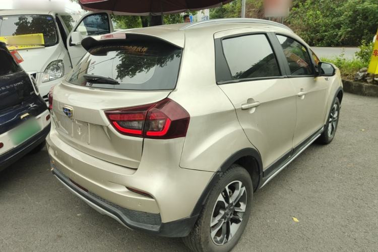 Used Geely Auto Vision X3 2019 Upgraded Model 1.5L Manual Elite Version Rear Right 45 Deg