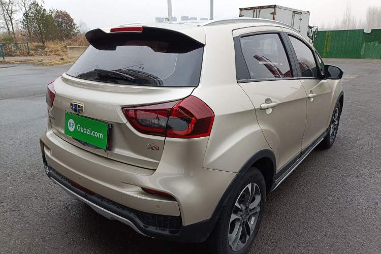 Used Geely Auto Vision X3 2019 Upgraded Model 1.5L CVT Prestige Version Rear Right 45 Deg