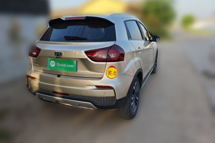 Used Geely Auto Vision X3 2019 Upgraded Model 1.5L CVT Elite Version Rear Right 45 Deg