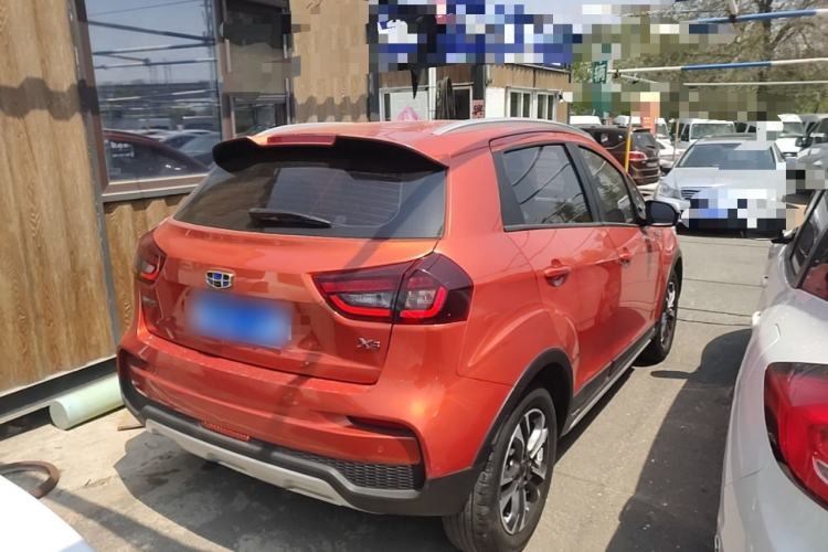 Used Geely Auto Vision X3 2019 Upgraded Model 1.5L CVT Prestige Version Rear Right 45 Deg