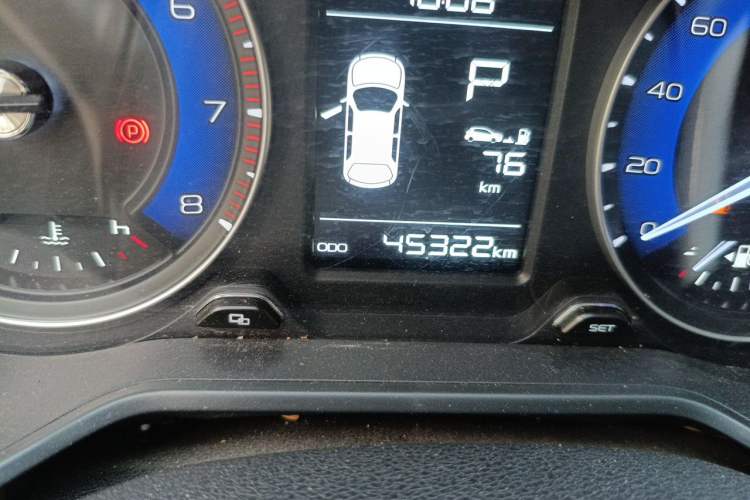 Used Geely Auto Vision X3 2020 1.5L CVT Luxury Model Odometer Close Up