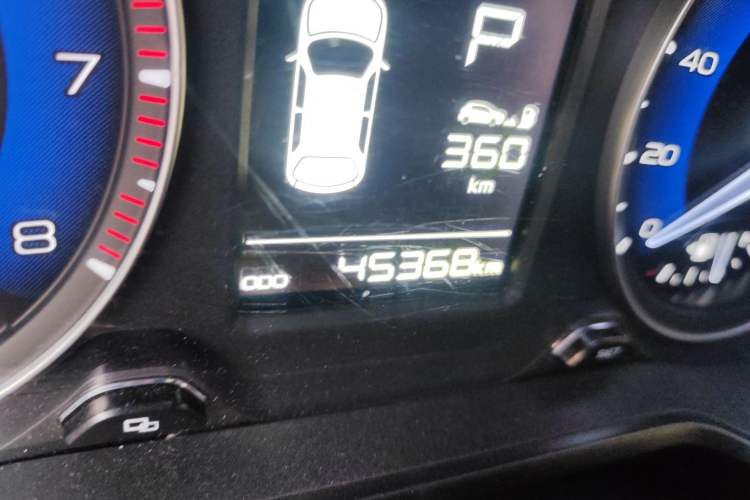 Used Geely Auto Vision X3 2020 1.5L CVT Elite Edition Odometer Close Up