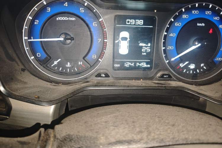 Used Geely Auto Vision X3 2020 1.5L Manual Elite Edition Odometer Close Up