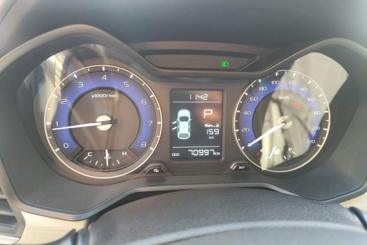 Used Geely Auto Vision X3 2020 1.5L CVT Luxury Model Odometer Close Up