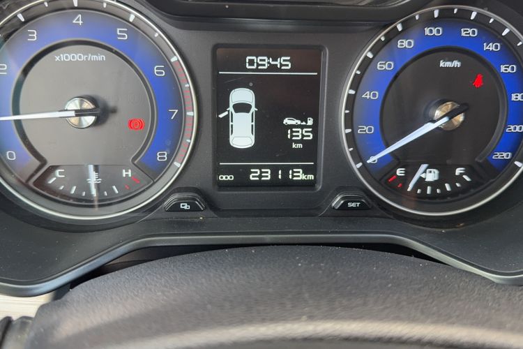 Used Geely Auto Vision X3 2020 1.5L Manual Elite Edition Odometer Close Up