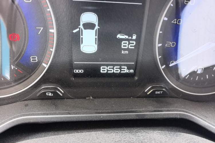 Used Geely Auto Vision X3 2020 1.5L Manual Elite Edition Odometer Close Up