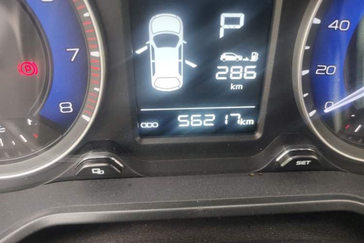 Used Geely Auto Vision X3 2020 1.5L CVT Luxury Model Odometer Close Up
