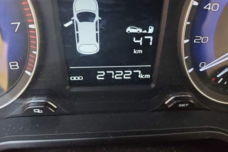 Used Geely Auto Vision X3 2020 1.5L Manual Luxury Edition Odometer Close Up