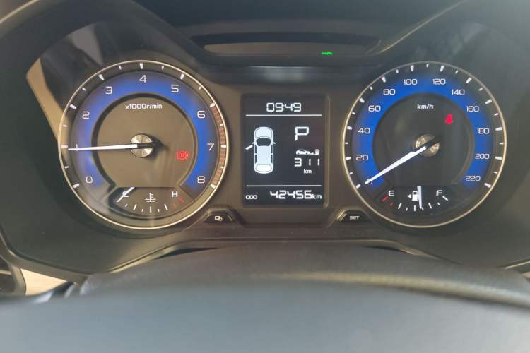 Used Geely Auto Vision X3 2020 1.5L CVT Luxury Model Odometer Close Up