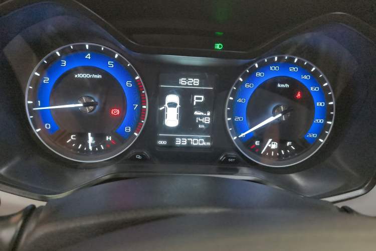 Used Geely Auto Vision X3 2020 1.5L CVT Luxury Model Odometer Close Up