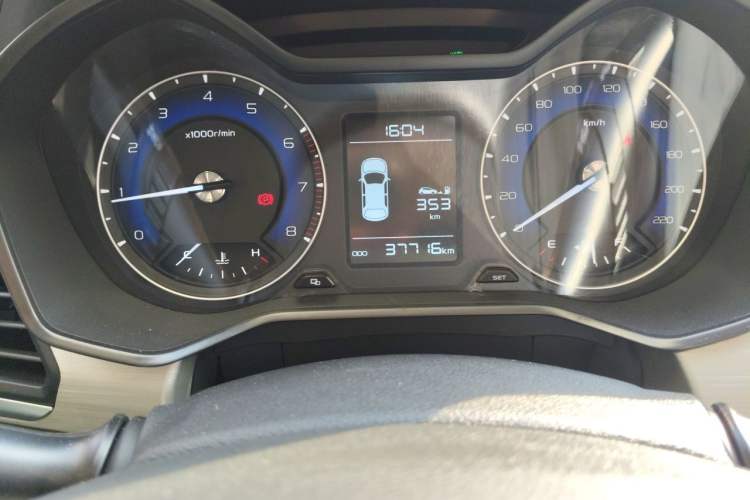 Used Geely Auto Vision X3 2020 1.5L Manual Elite Edition Odometer Close Up
