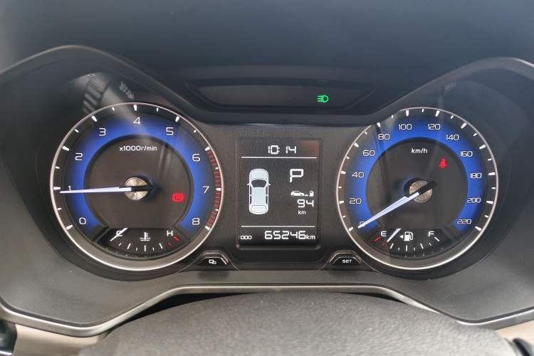 Used Geely Auto Vision X3 2020 1.5L CVT Luxury Model Odometer Close Up