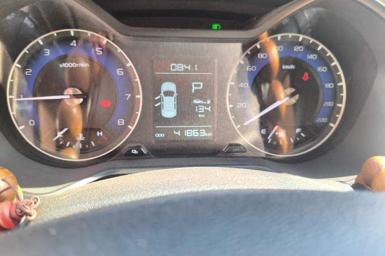 Used Geely Auto Vision X3 2020 1.5L CVT Luxury Model Odometer Close Up