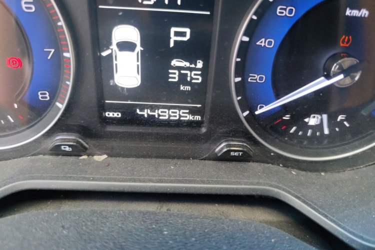 Used Geely Auto Vision X3 2020 1.5L CVT Luxury Model Odometer Close Up