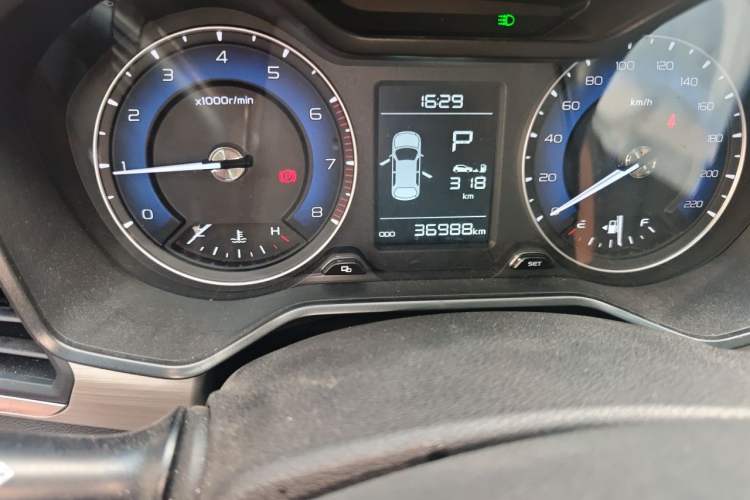 Used Geely Auto Vision X3 2020 1.5L CVT Luxury Model Odometer Close Up