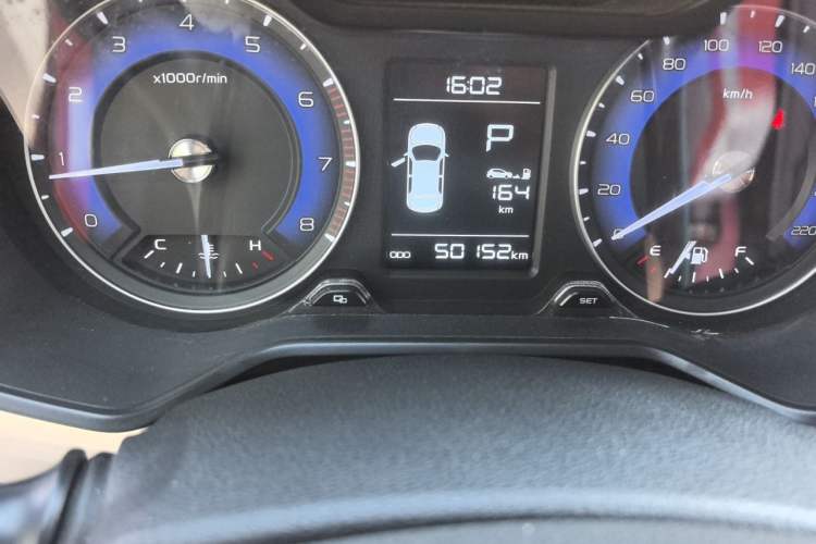 Used Geely Auto Vision X3 2020 1.5L CVT Luxury Model Odometer Close Up