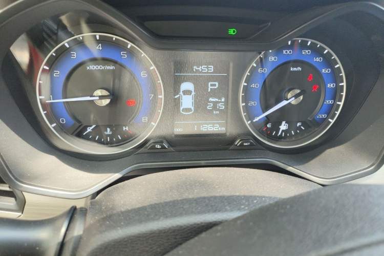 Used Geely Auto Vision X3 2020 1.5L CVT Elite Edition Odometer Close Up