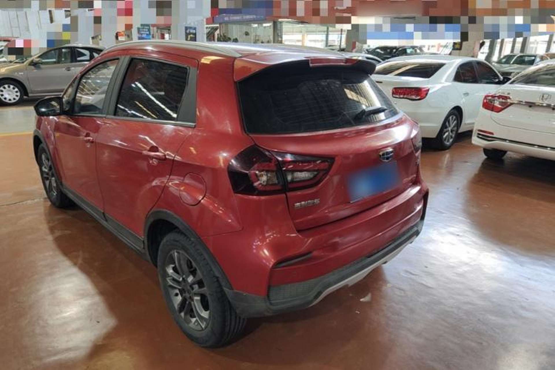 Used Geely Auto Vision X3 2020 1.5L CVT Luxury Model Rear Left 45 Deg