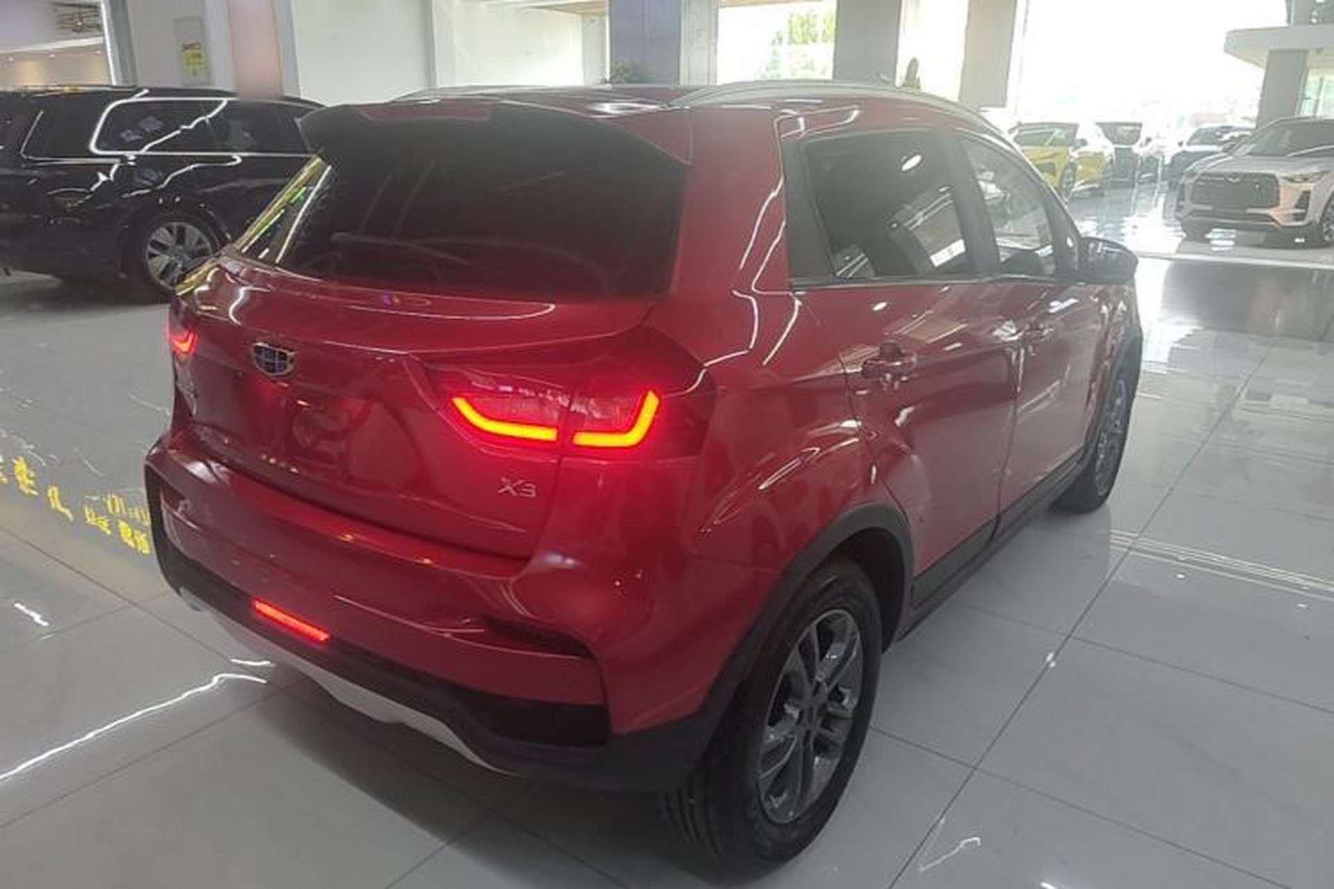 Used Geely Auto Vision X3 2020 1.5L CVT Luxury Model Rear Right 45 Deg