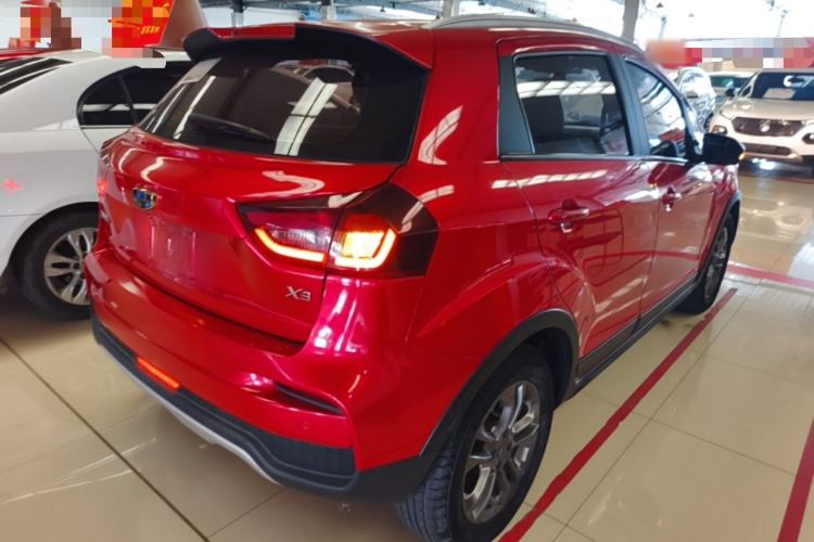 Used Geely Auto Vision X3 2020 1.5L CVT Luxury Model Rear Right 45 Deg