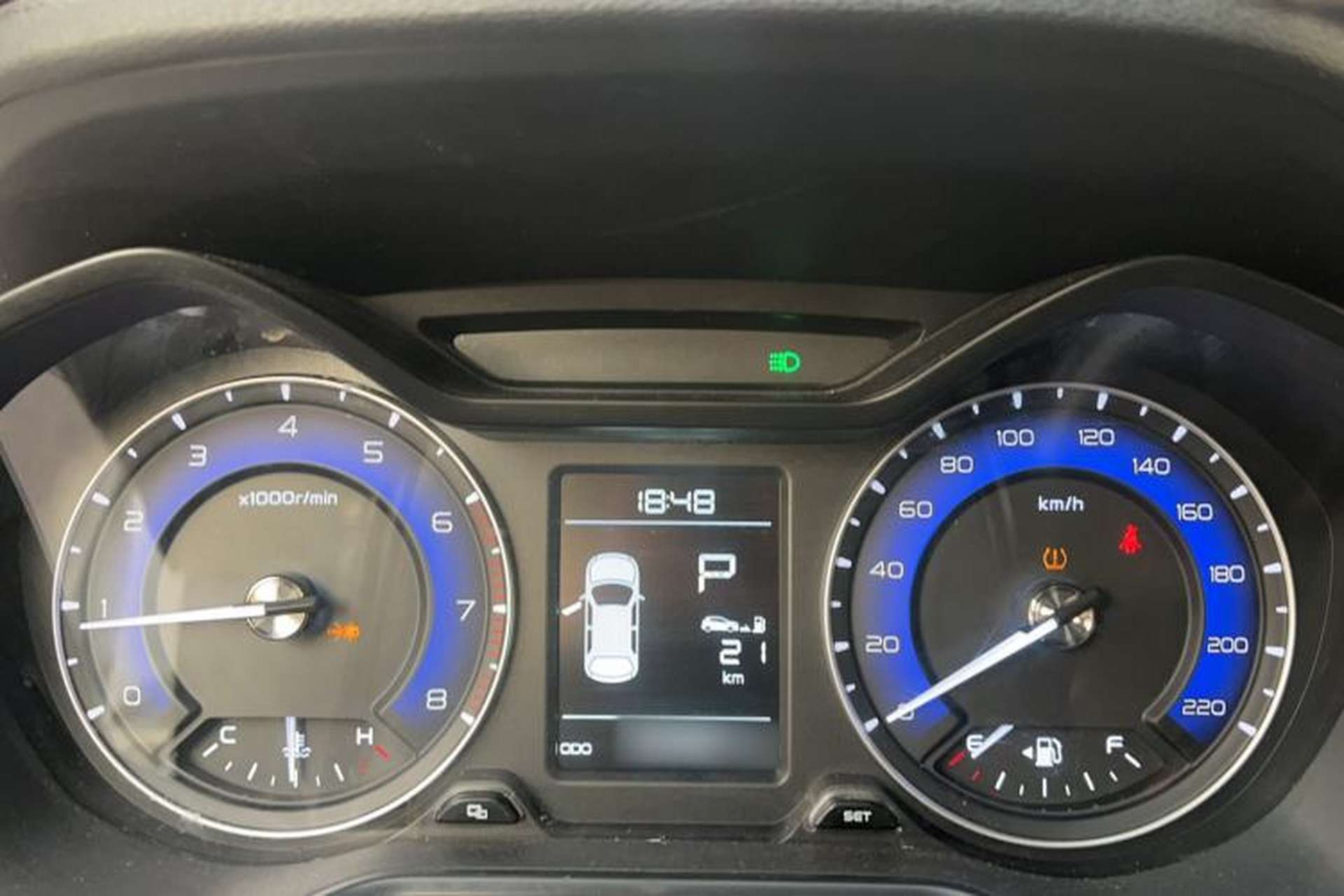 Used Geely Auto Vision X3 2020 1.5L CVT Luxury Model Instrument Cluster