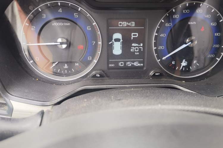 Used Geely Auto Vision X3 2020 1.5L CVT Luxury Model Odometer Close Up