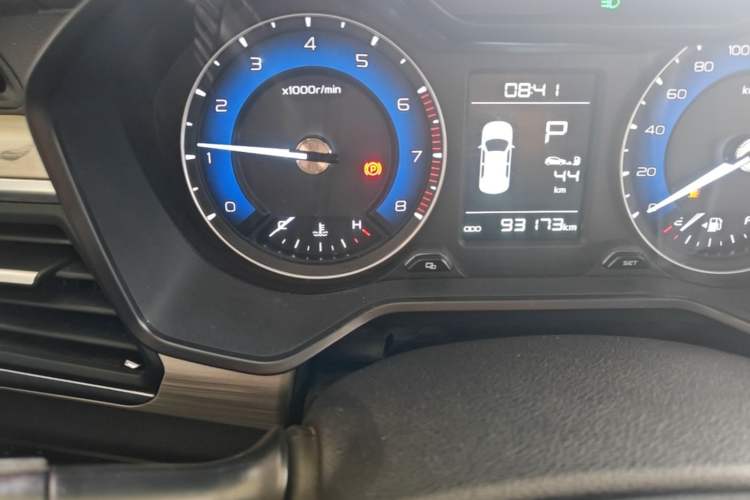 Used Geely Auto Vision X3 2020 1.5L CVT Luxury Model Odometer Close Up