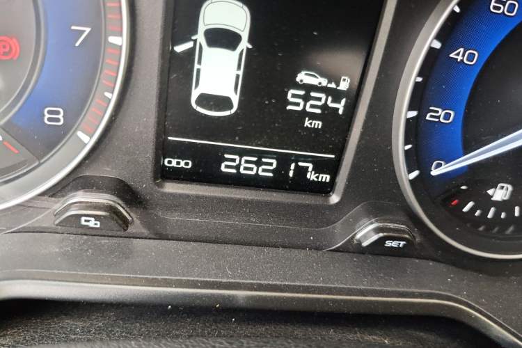 Used Geely Auto Vision X3 2020 1.5L Manual Elite Edition Odometer Close Up