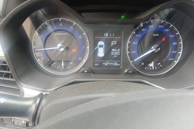 Used Geely Auto Vision X3 2020 1.5L CVT Luxury Model Odometer Close Up