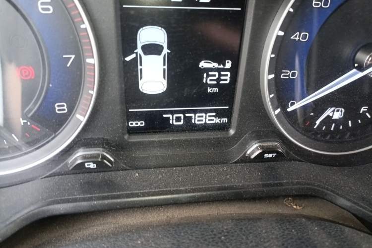 Used Geely Auto Vision X3 2020 1.5L Manual Elite Edition Odometer Close Up