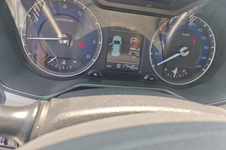 Used Geely Auto Vision X3 2020 1.5L CVT Luxury Model Odometer Close Up