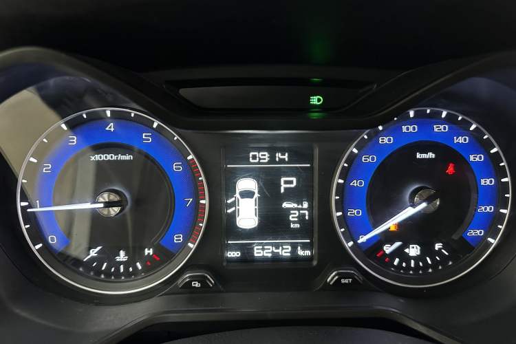 Used Geely Auto Vision X3 2020 1.5L CVT Luxury Model Odometer Close Up