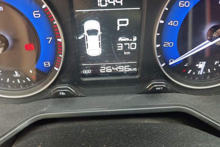 Used Geely Auto Vision X3 2020 1.5L CVT Elite Edition Odometer Close Up