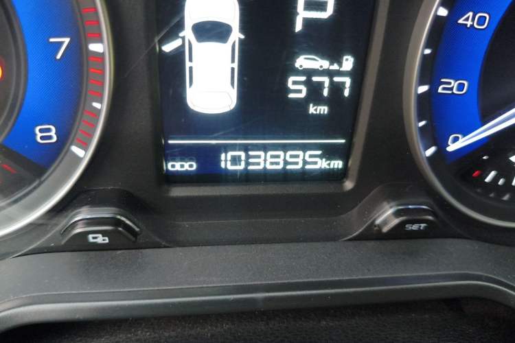 Used Geely Auto Vision X3 2020 1.5L CVT Luxury Model Odometer Close Up