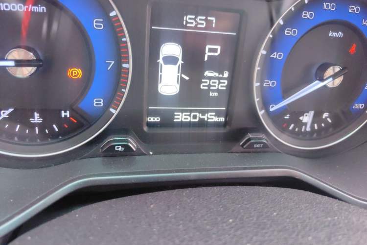 Used Geely Auto Vision X3 2020 1.5L CVT Luxury Model Odometer Close Up