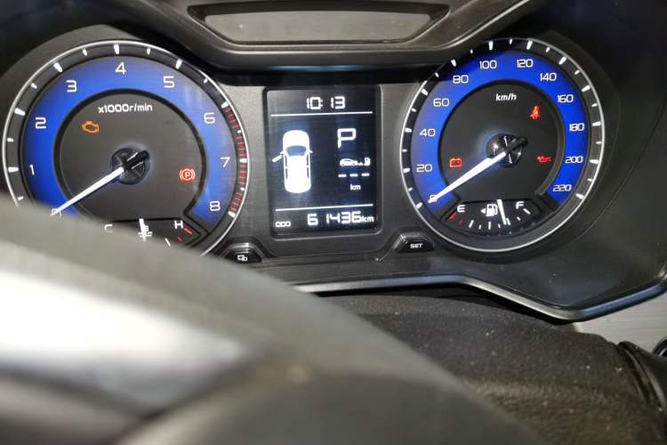 Used Geely Auto Vision X3 2020 1.5L CVT Luxury Model Odometer Close Up