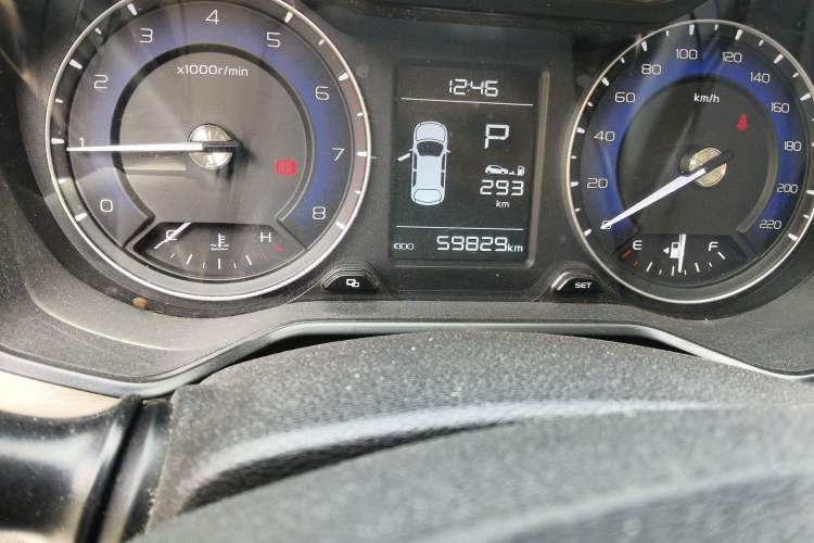 Used Geely Auto Vision X3 2020 1.5L CVT Luxury Model Odometer Close Up