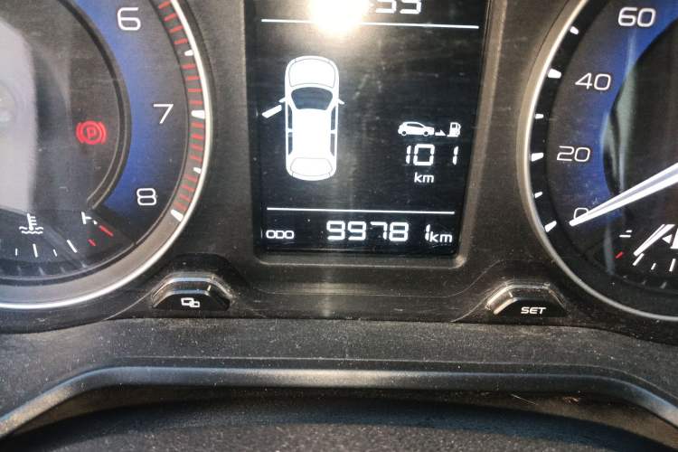 Used Geely Auto Vision X3 2020 1.5L Manual Elite Edition Odometer Close Up