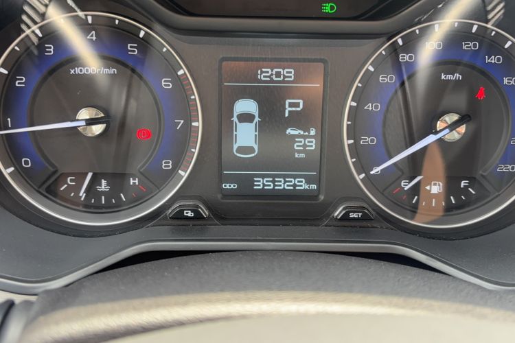 Used Geely Auto Vision X3 2020 1.5L CVT Luxury Model Odometer Close Up