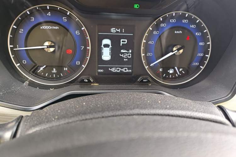 Used Geely Auto Vision X3 2020 1.5L CVT Luxury Model Odometer Close Up