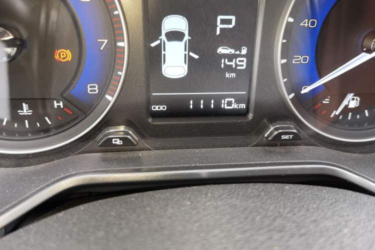 Used Geely Auto Vision X3 2020 1.5L CVT Elite Edition Odometer Close Up