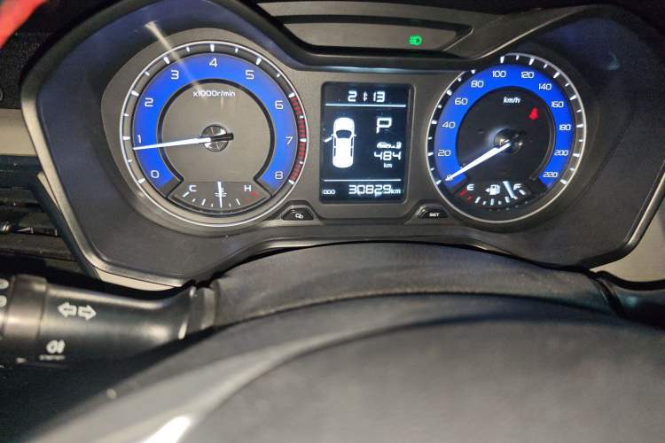 Used Geely Auto Vision X3 2020 1.5L CVT Luxury Model Odometer Close Up