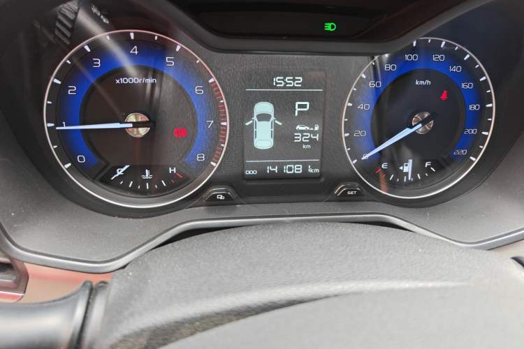 Used Geely Auto Vision X3 2020 1.5L CVT Luxury Model Odometer Close Up