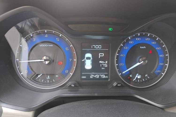 Used Geely Auto Vision X3 2020 1.5L CVT Luxury Model Odometer Close Up