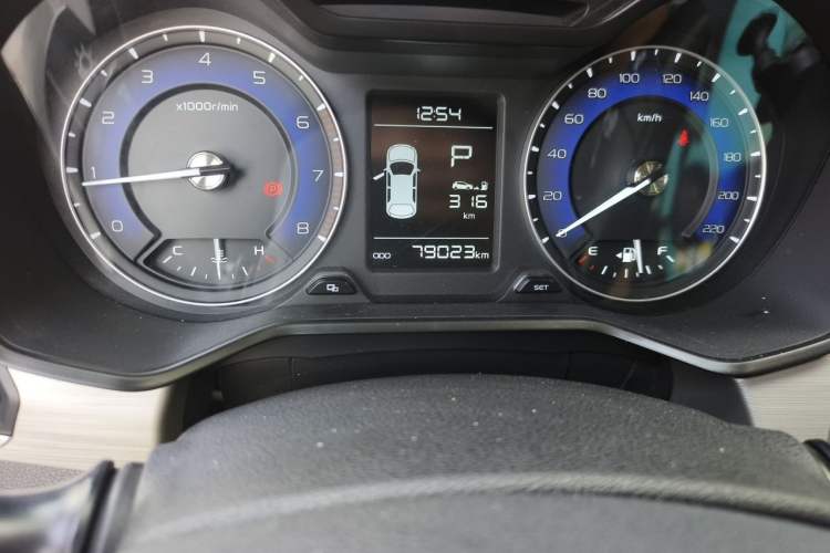 Used Geely Auto Vision X3 2020 1.5L CVT Luxury Model Odometer Close Up