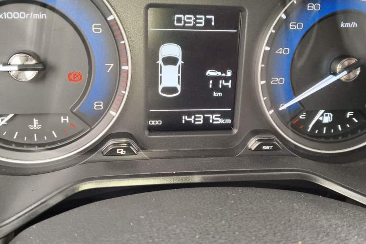 Used Geely Auto Vision X3 2020 1.5L Manual Elite Edition Odometer Close Up