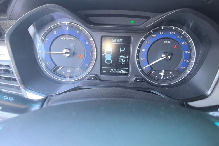 Used Geely Auto Vision X3 2020 1.5L CVT Elite Edition Odometer Close Up