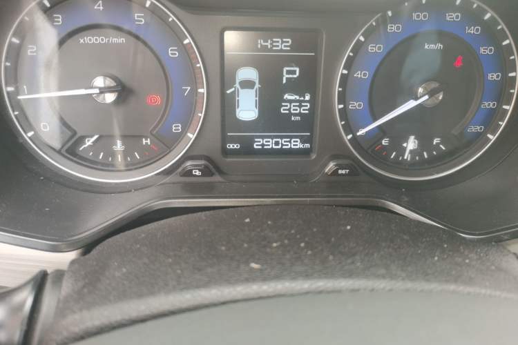 Used Geely Auto Vision X3 2020 1.5L CVT Luxury Model Odometer Close Up