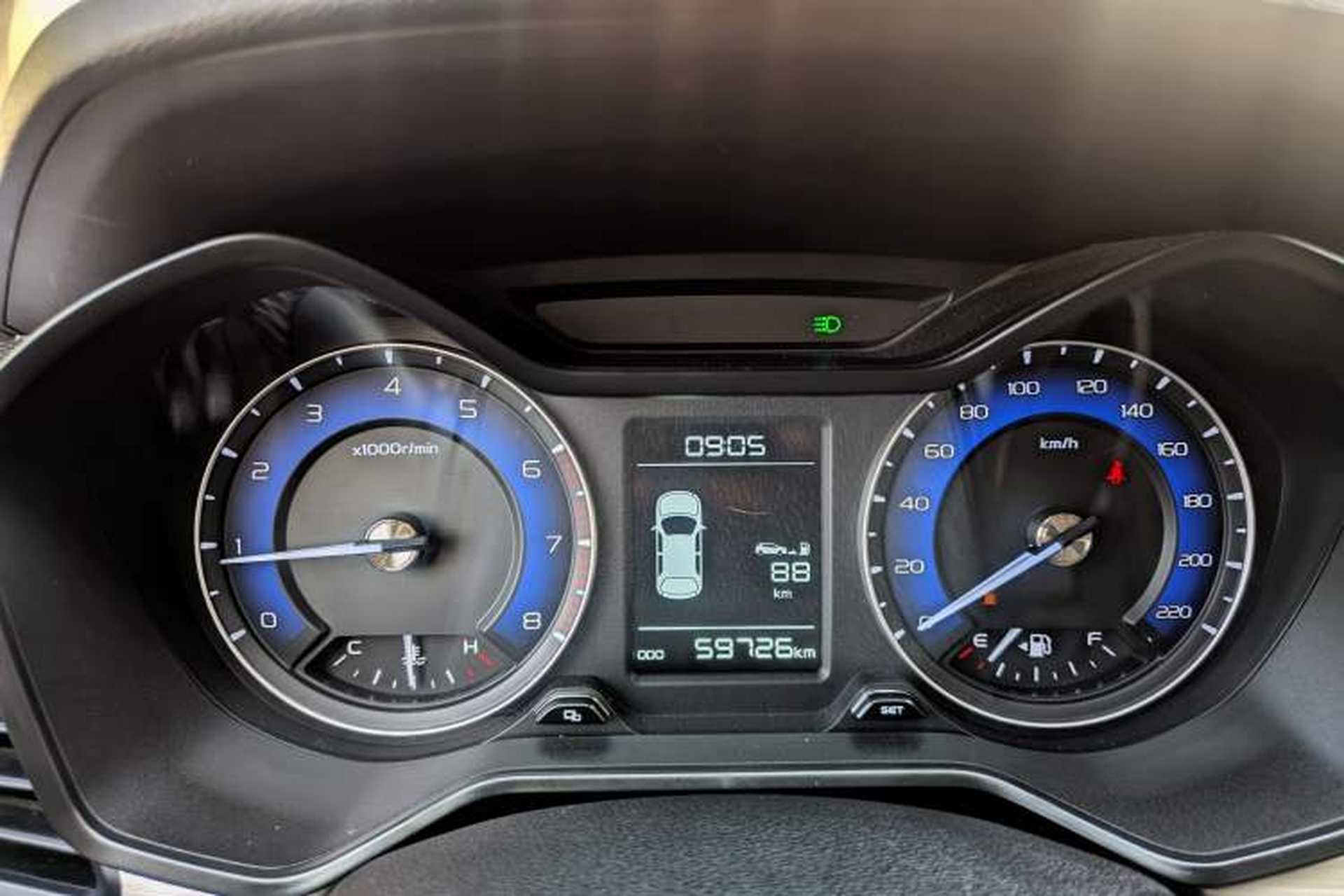 Used Geely Auto Vision X3 2020 1.5L Manual Elite Edition Odometer Close Up